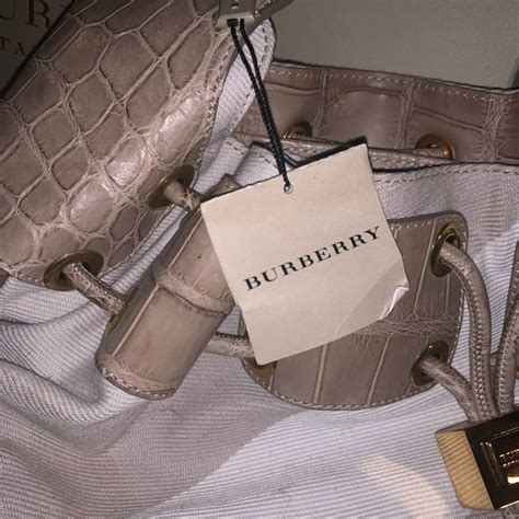 NWT Burberry Prorsum Alligator Mason Warrior Bag 